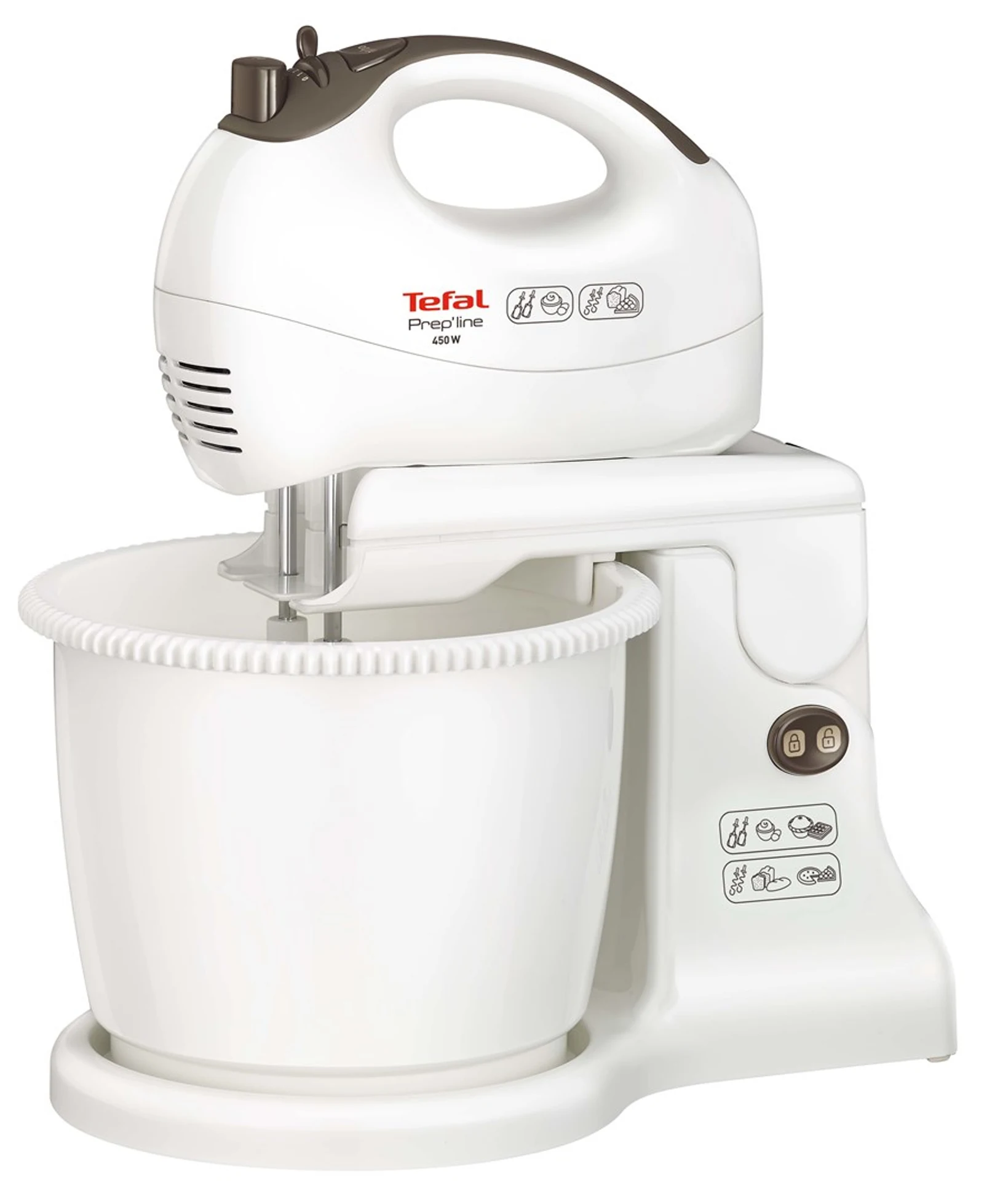 Mikser ręczny Tefal HT 4121, 450W, biały — zdjęcie 1 z 7