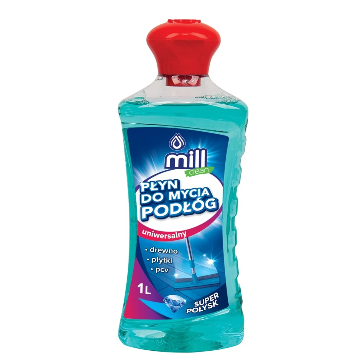 MILL CLEAN Płyn do Mycia Podłóg 1l, Zapach Grejpfrut