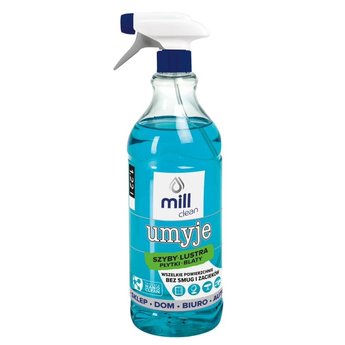 MILL CLEAN UMYJE Płyn 1,22l - Bez Smug i Parowaniu