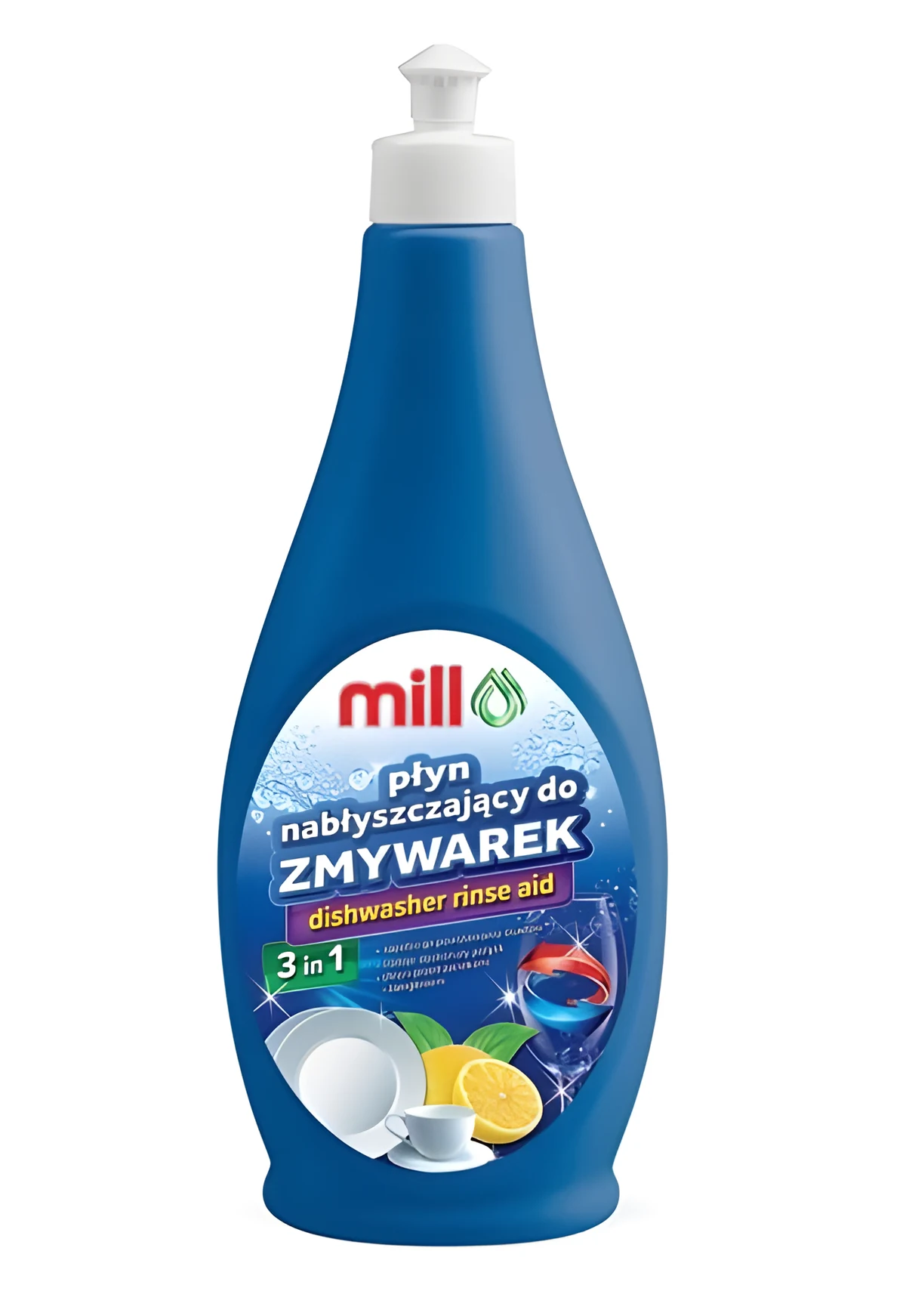MILL Nabłyszczacz do naczyń 3 in 1 500 ml