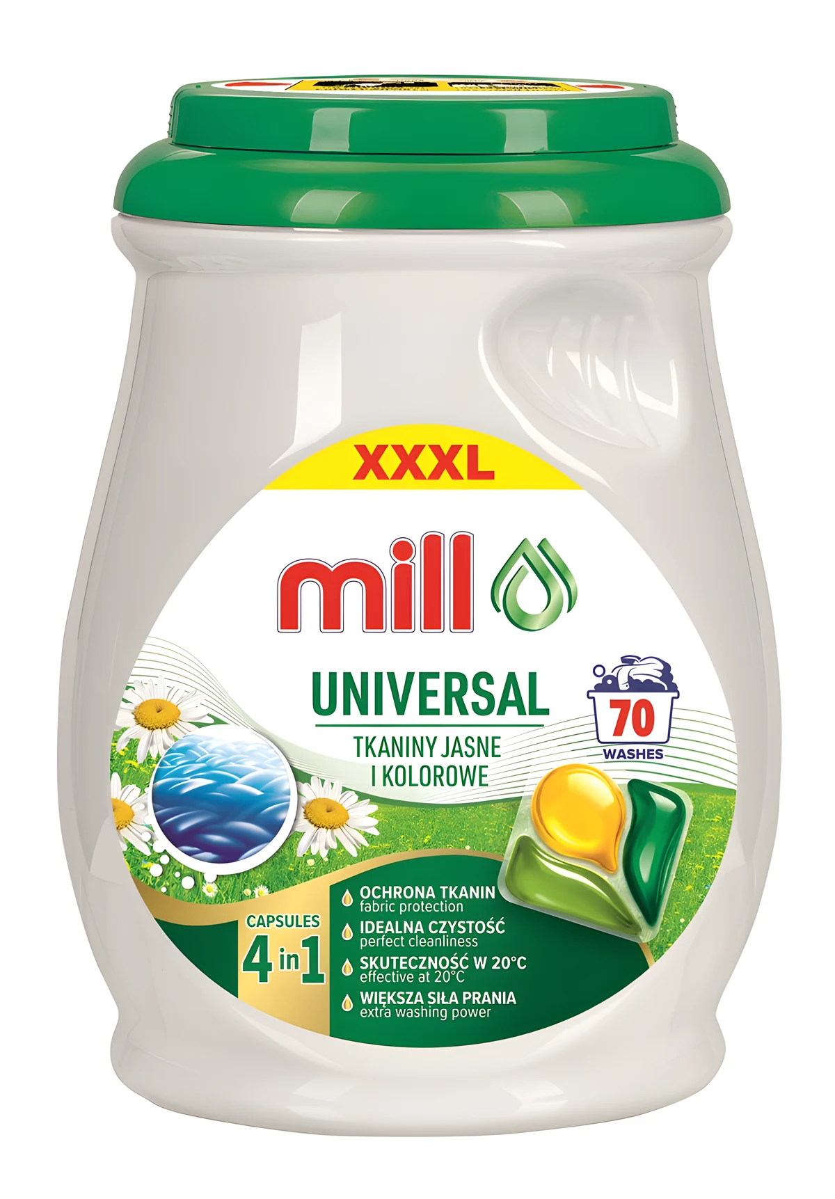 MILL PROFESSIONAL Kapsułki 3k. do prania 70szt