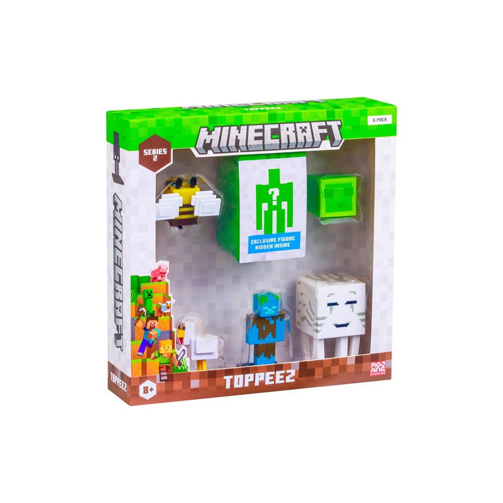 MINECRAFT S2 FIGURES - 6 PACK DELUXE BOX (ASSORTMENT) — zdjęcie 1 z 8