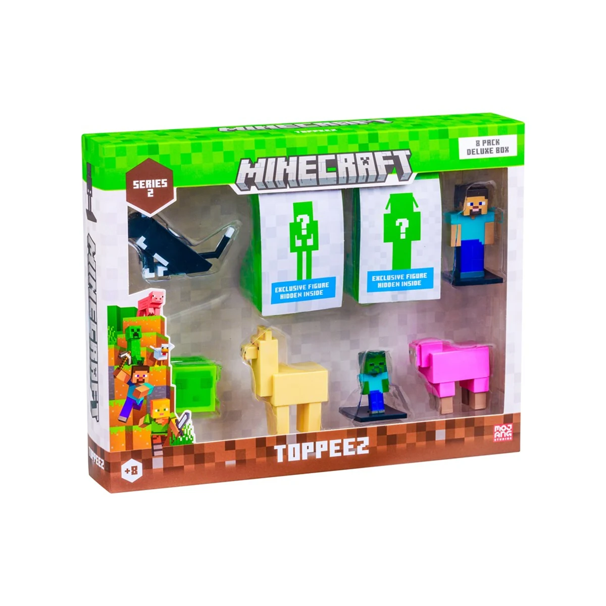 MINECRAFT S2 FIGURES - 8 PACK DELUXE BOX (ASSORTMENT)