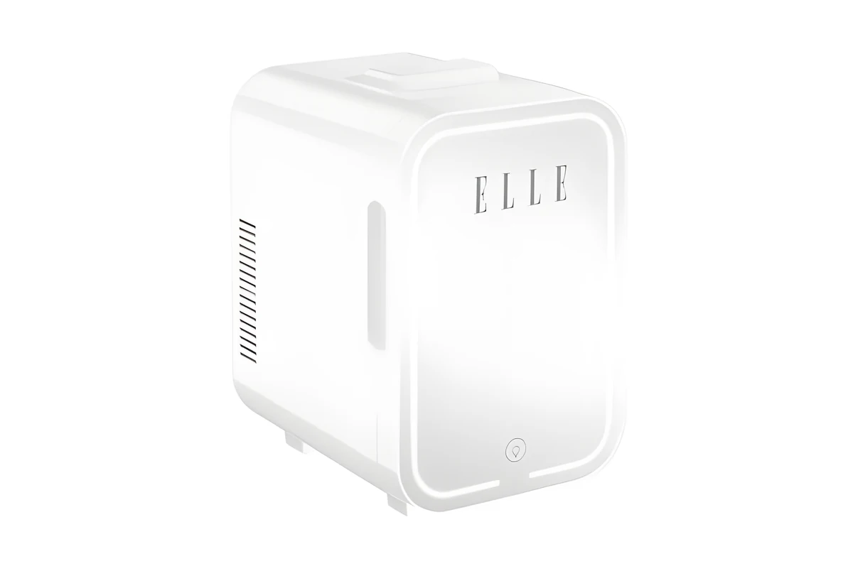 Mini lodówka ELLE 8L biała z lusterkiem LED