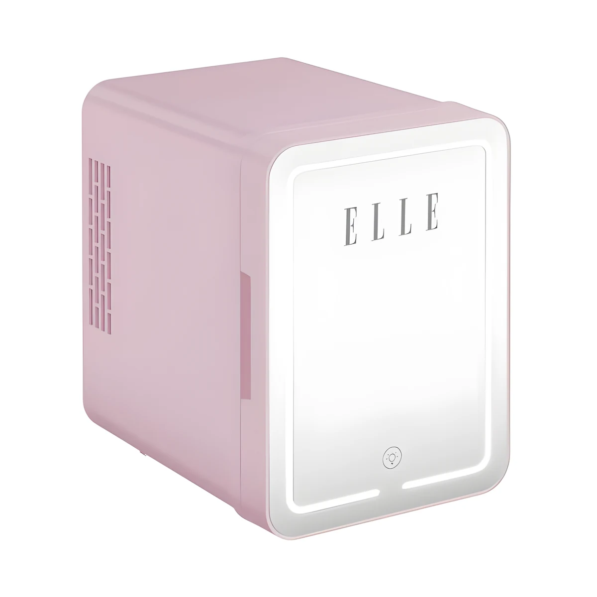 Mini lodówka z lusterkiem LED ELLE 4L fioletowa