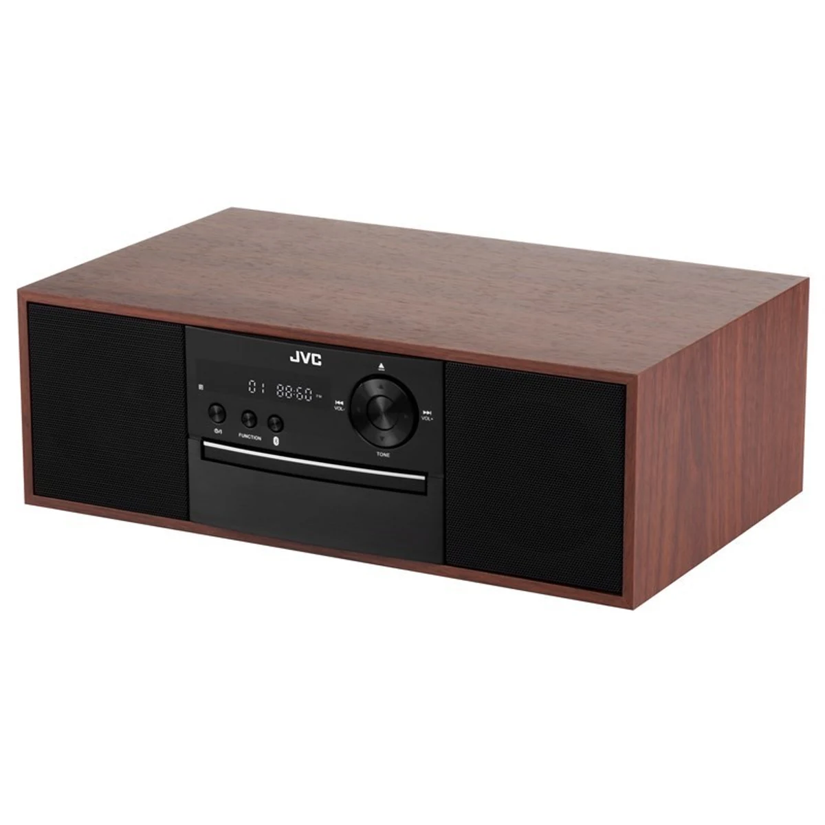 Mini Wieża JVC RD-E761 - Czarny i Brązowy