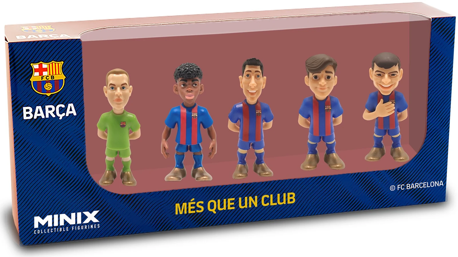 Zestaw 5 figurek FC Barcelona - 7 cm (edycja kolekcjonerska) — zdjęcie 1 z 6