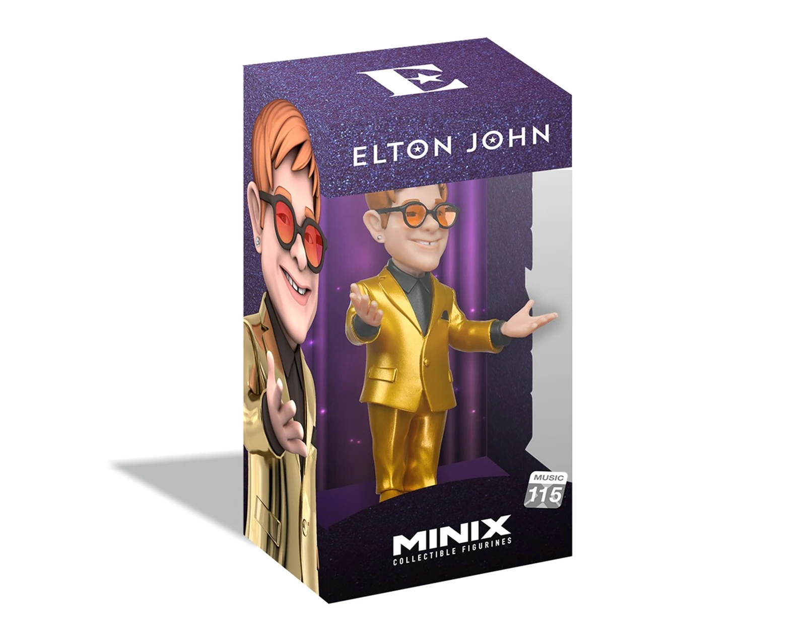 Figurka Kolekcjonerska MINIX Elton John w Złotym Garniturze — zdjęcie 1 z 5