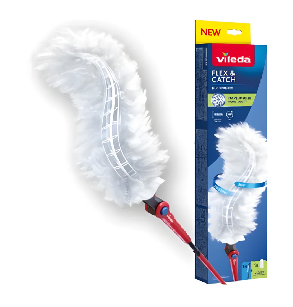 Miotełka Vileda z długą rączką + 1 wkład Flex&Catch