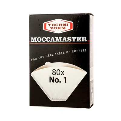 Filtry papierowe Moccamaster nr 1, 80 sztuk
