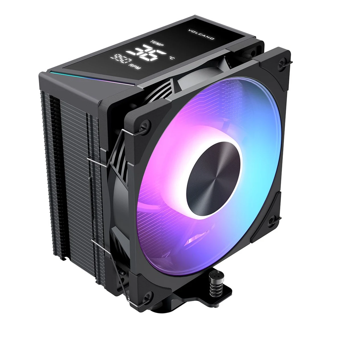 MODECOM CHŁODZENIE CPU VOLCANO 0C T102 LCD ARGB Czarny