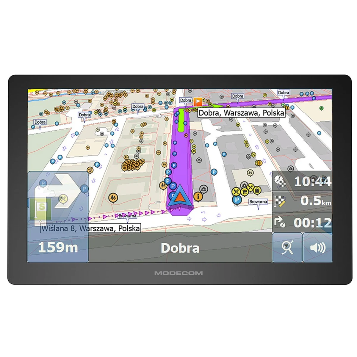 Nawigacja samochodowa Modecom FreeWay CX 9.4 z mapami Europy MapFactor