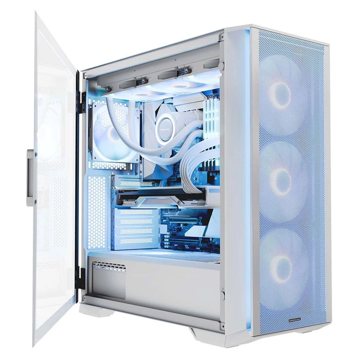 Obudowa komputerowa MODECOM Horizon ARGB Flow Midi, biała