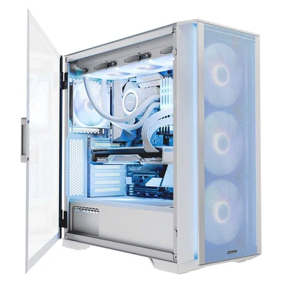 Obudowa komputerowa MODECOM Horizon ARGB Flow Midi, biała