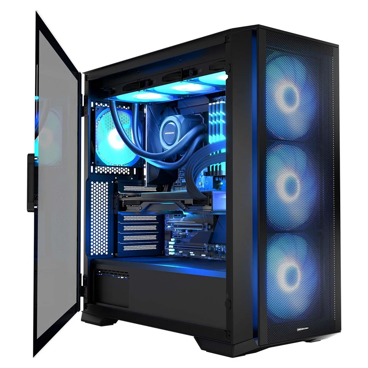 Obudowa komputerowa MODECOM Horizon ARGB Flow Midi, czarna