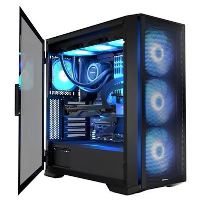 Obudowa komputerowa MODECOM Horizon ARGB Flow Midi, czarna