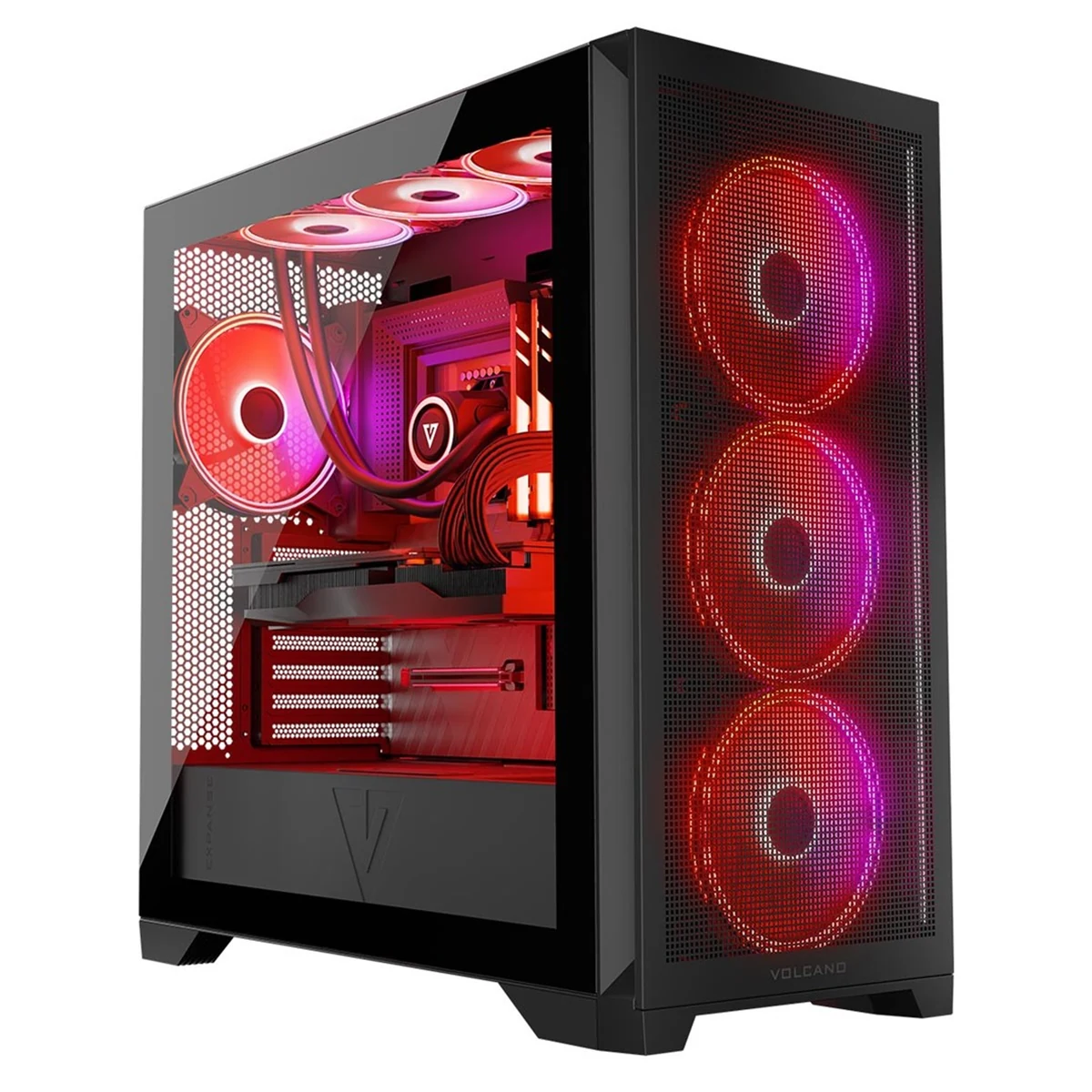 Obudowa komputerowa MODECOM Volcano Expand S Apex ARGB Midi Black