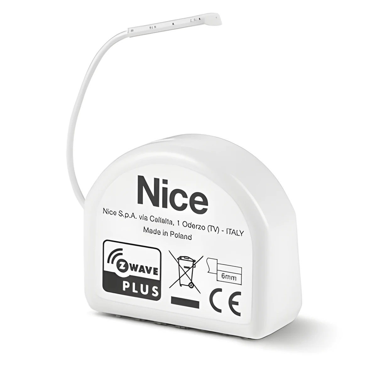 Moduł do zdalnego sterowania urządzeniami Nice SingleSwitch-Control (FGS-213 ZW5 EU)