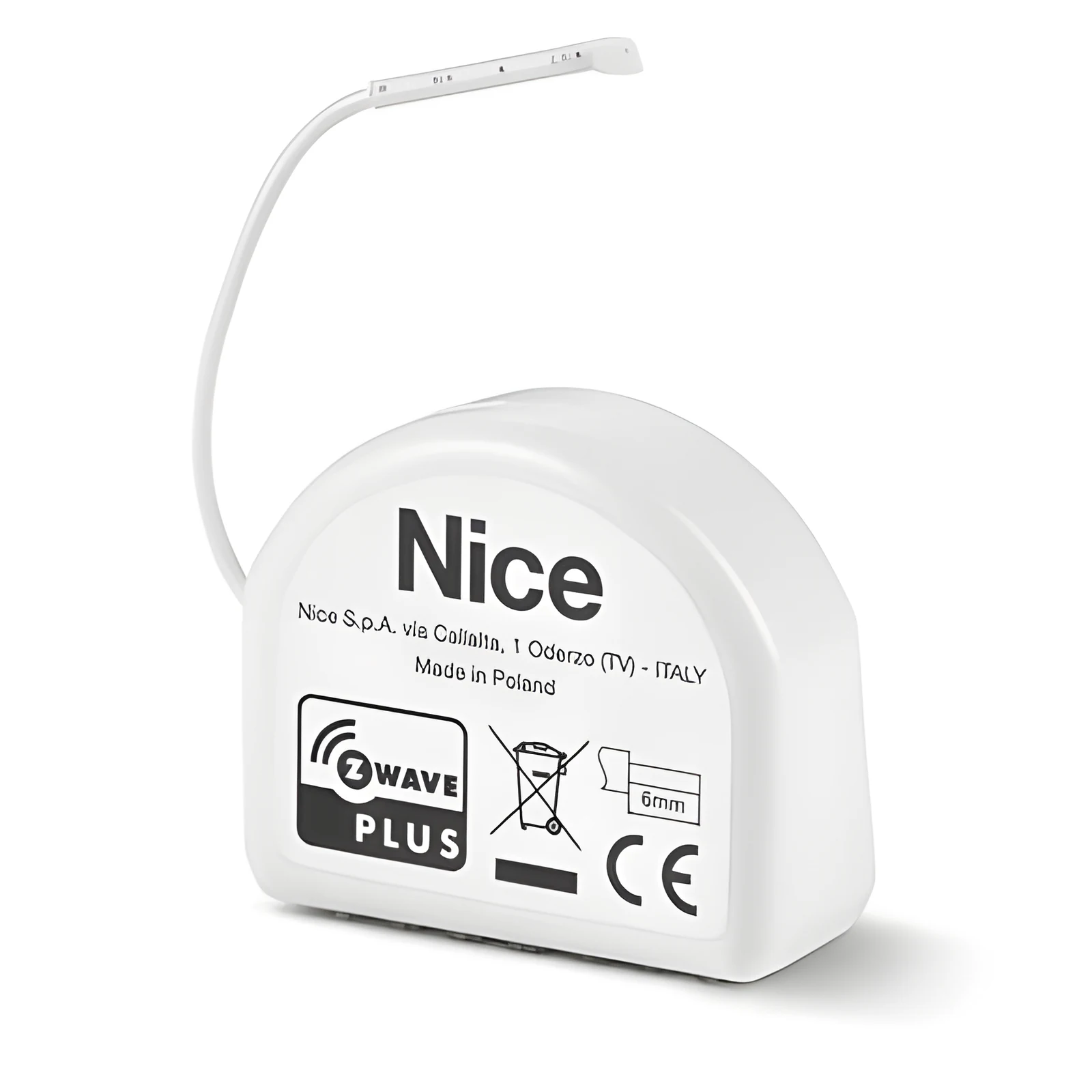 Moduł do zdalnego sterowania urządzeniami Nice SingleSwitch-Control (FGS-213 ZW5 EU)