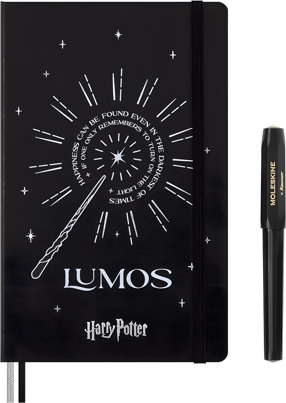 Moleskine Magiczny Zestaw Harry Potter: czarny notatnik