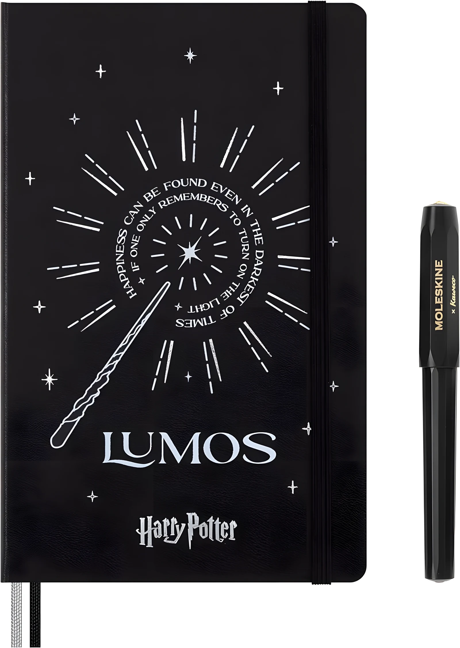 Moleskine Magiczny Zestaw Harry Potter: czarny notatnik — zdjęcie 1 z 8