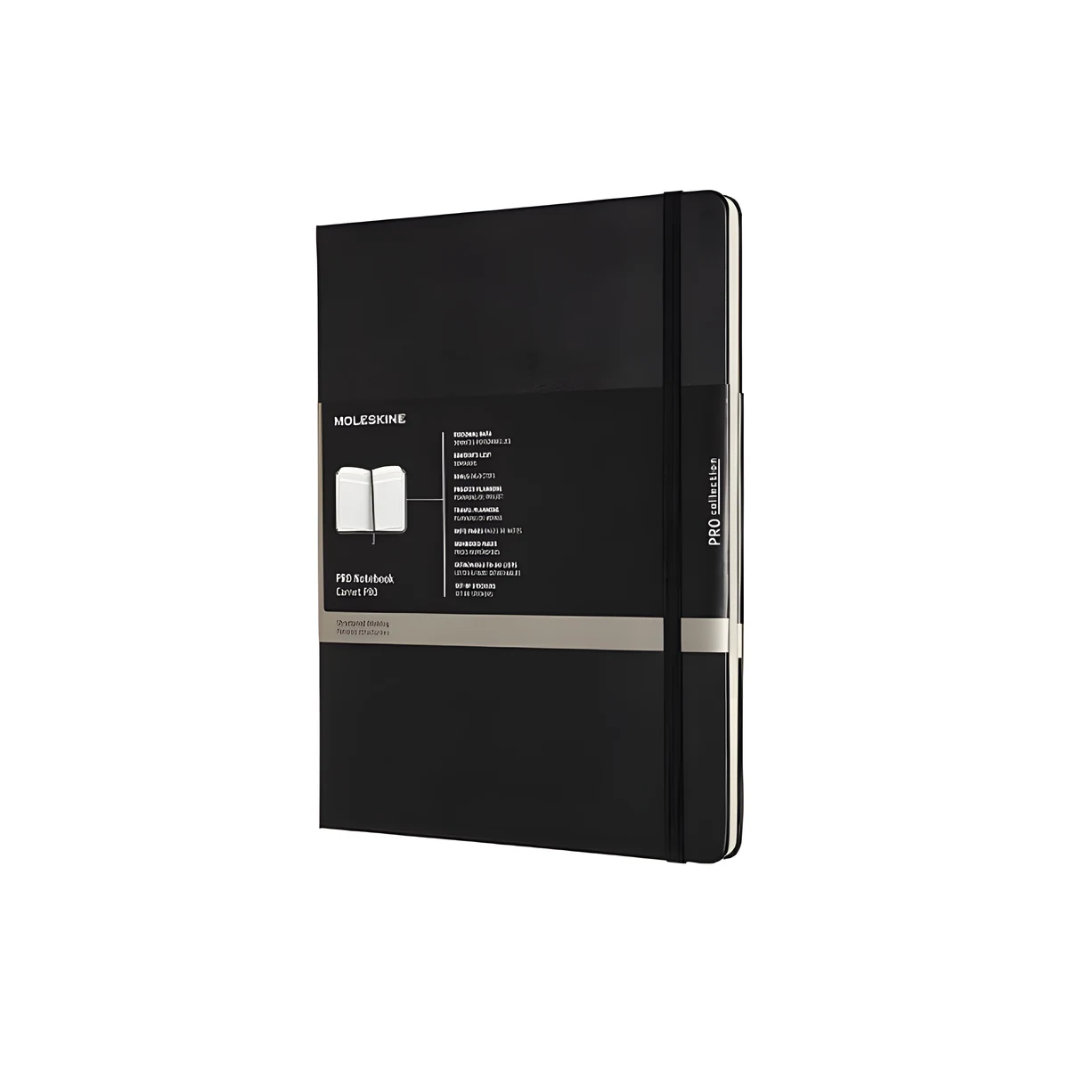 Moleskine notatnik Pro A4 192 stron, twarde oprawienie
