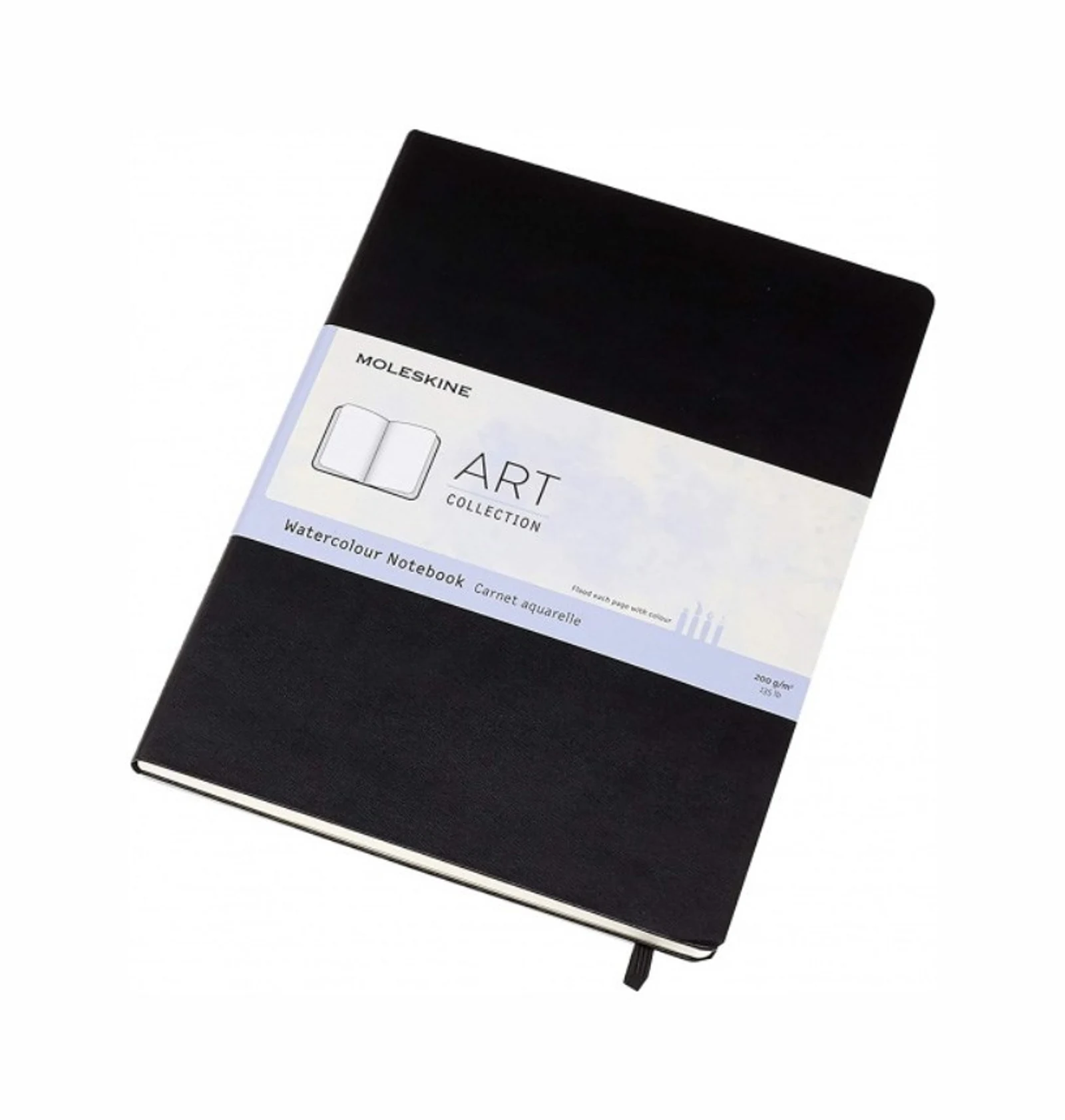 MOLESKINE Notes Art Watercolour A4, 60 stron, czarny — zdjęcie 1 z 3