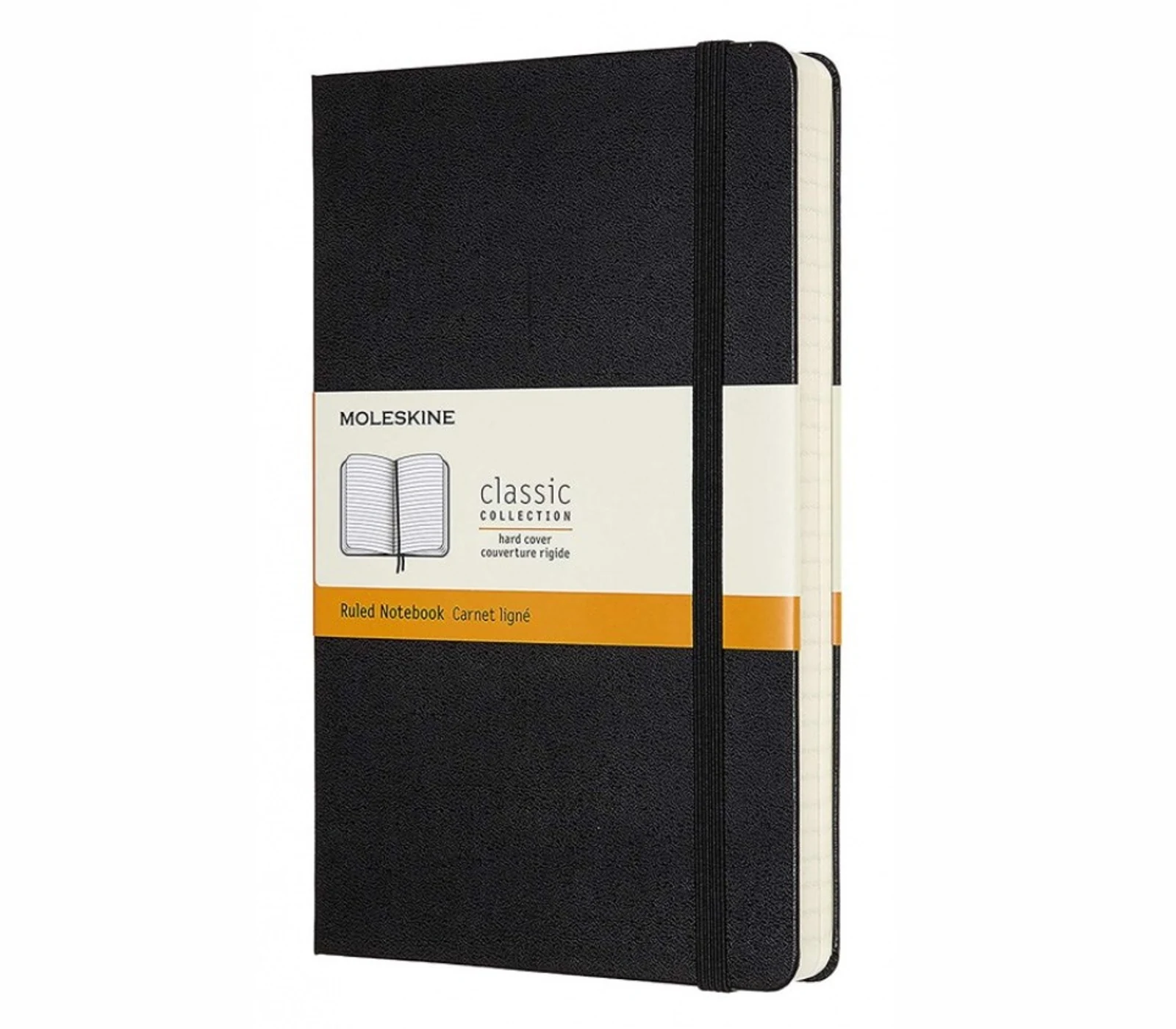 MOLESKINE Notes Classic L, 13x21cm, czarny, 400 stron — zdjęcie 1 z 5