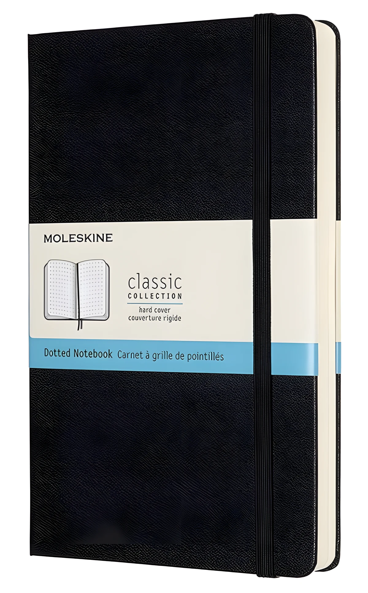 Moleskine Notes Classic L, 13x21cm, czarny, kropki