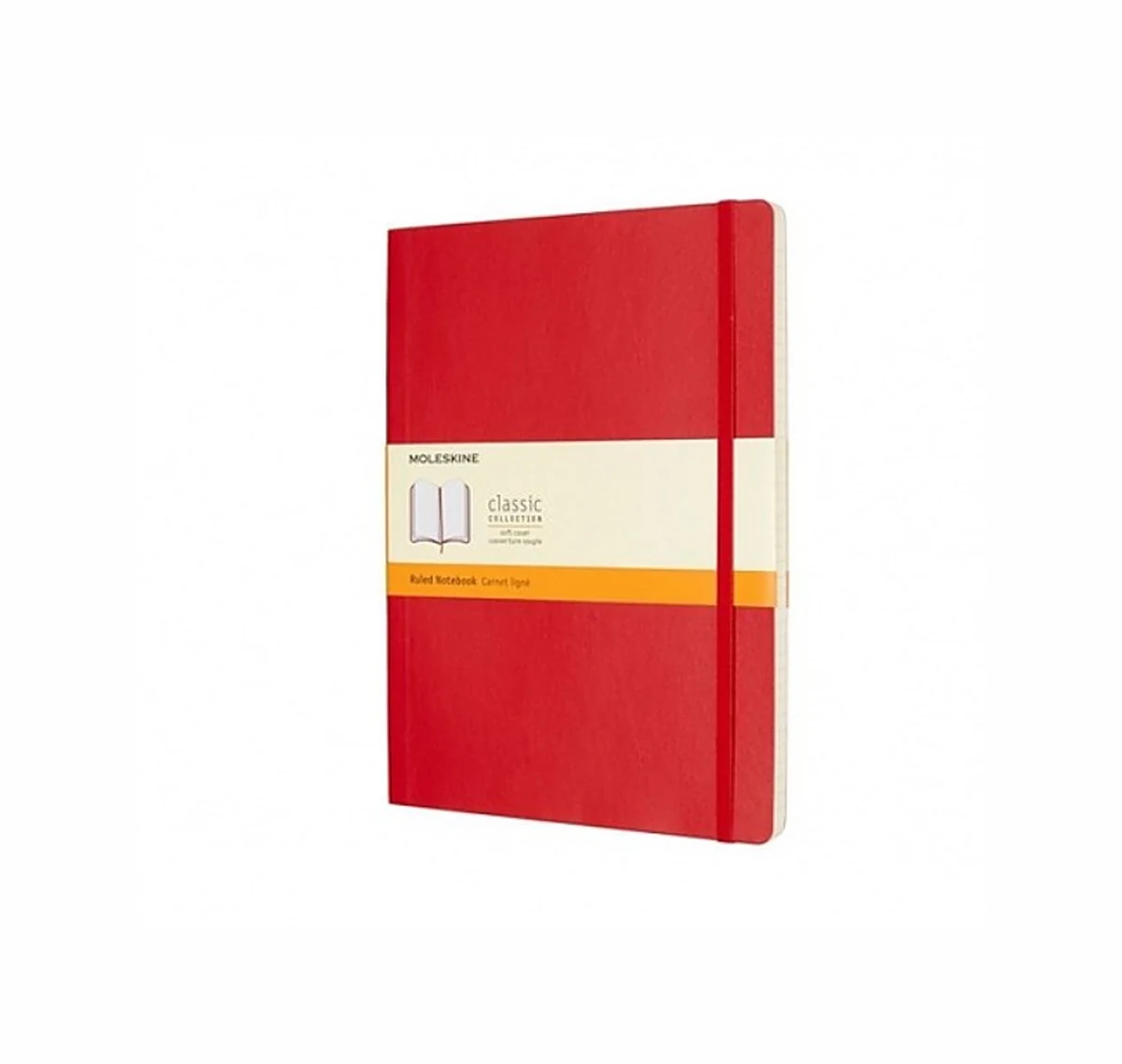 MOLESKINE Notes Classic XL, 19x25cm, czerwony