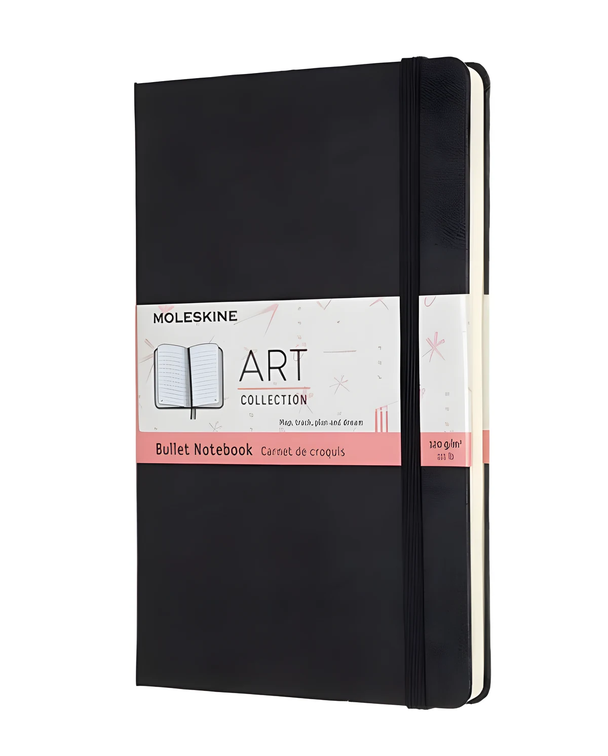 MOLESKINE Notes L Art Bullet, twarda oprawa, 160 stron