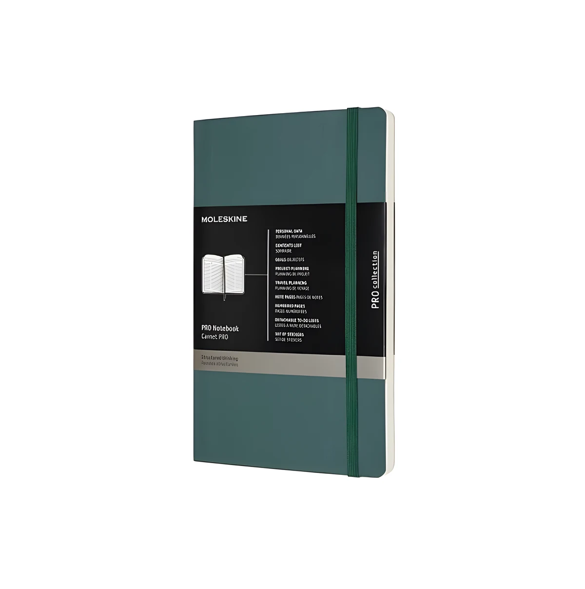 MOLESKINE Notes Professional L, 13x21 cm, 192 stron, zielony