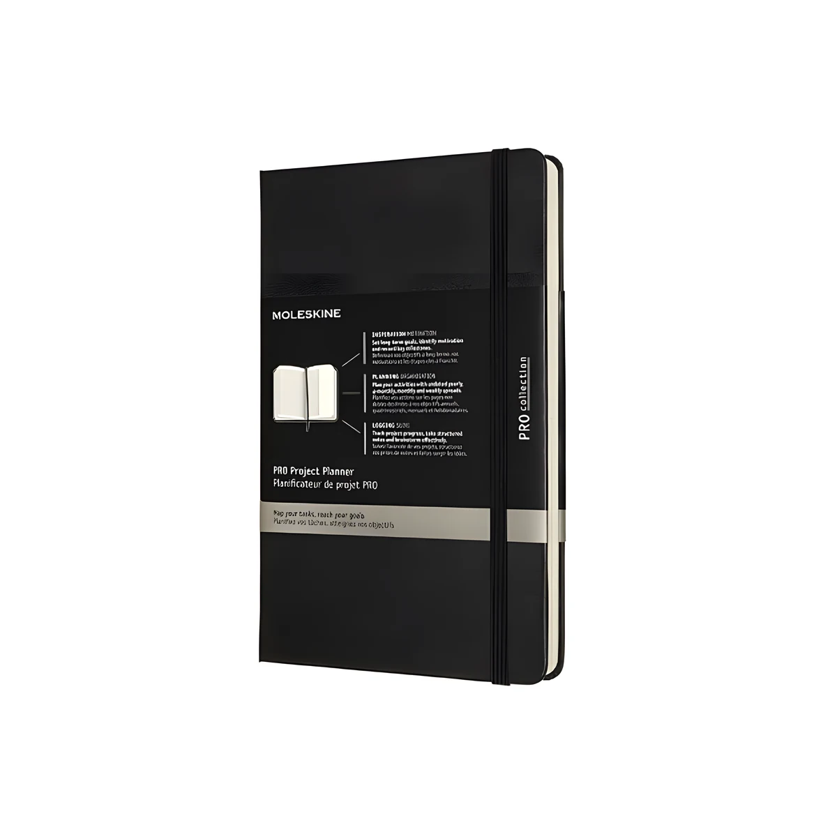 Moleskine planer projektów Pro L, 288 stron
