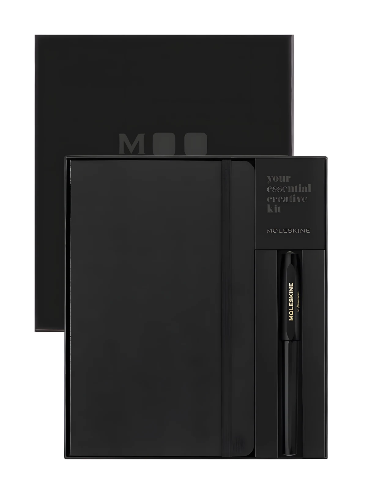 Moleskine x Kaweco: czarny zestaw notatnika L i pióra 0.7mm