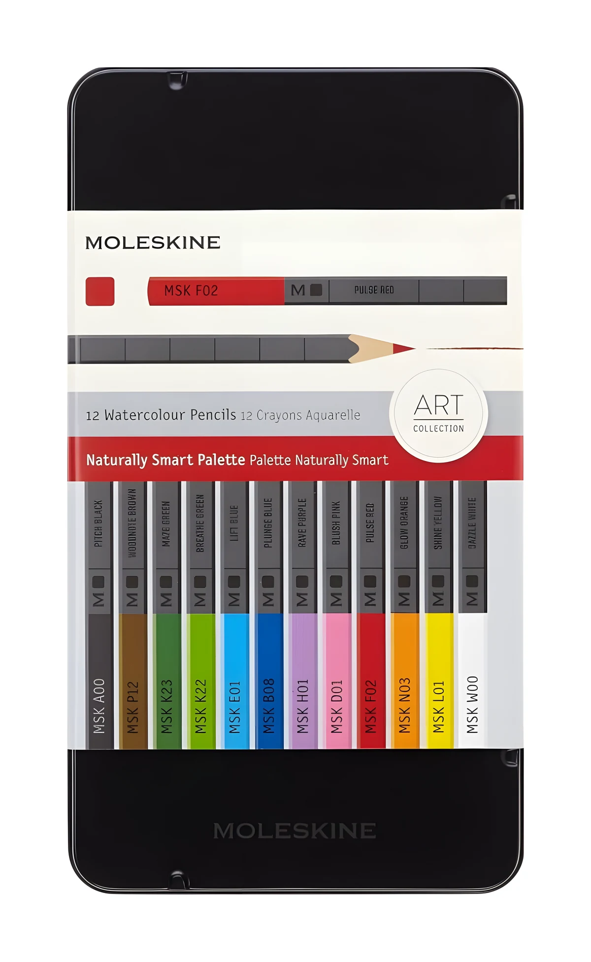 Moleskine Zestaw 12 Kredek w Metalowym Pudelku