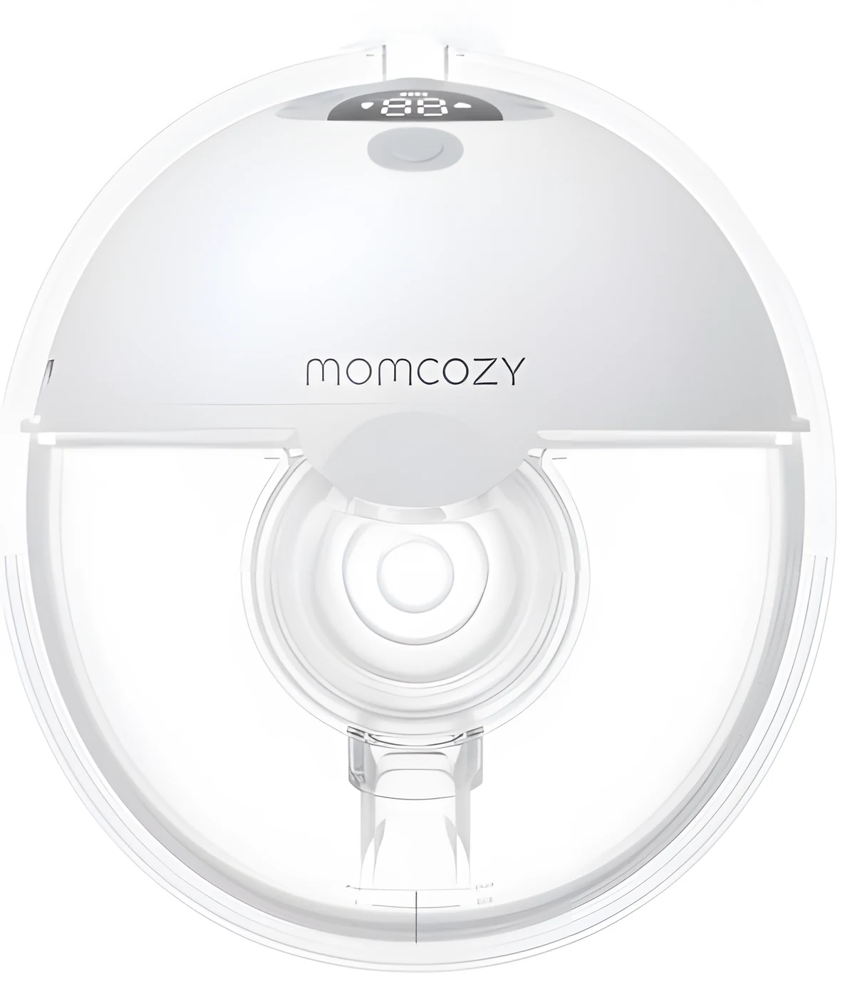 MOMCOZY M5 – noszony laktator, szary, zestaw podwójny 160 ml