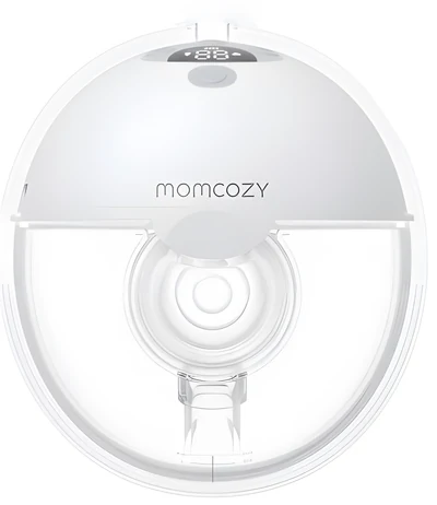 Laktator noszony MOMCOZY M5, szary, zestaw podwójny 160 ml
