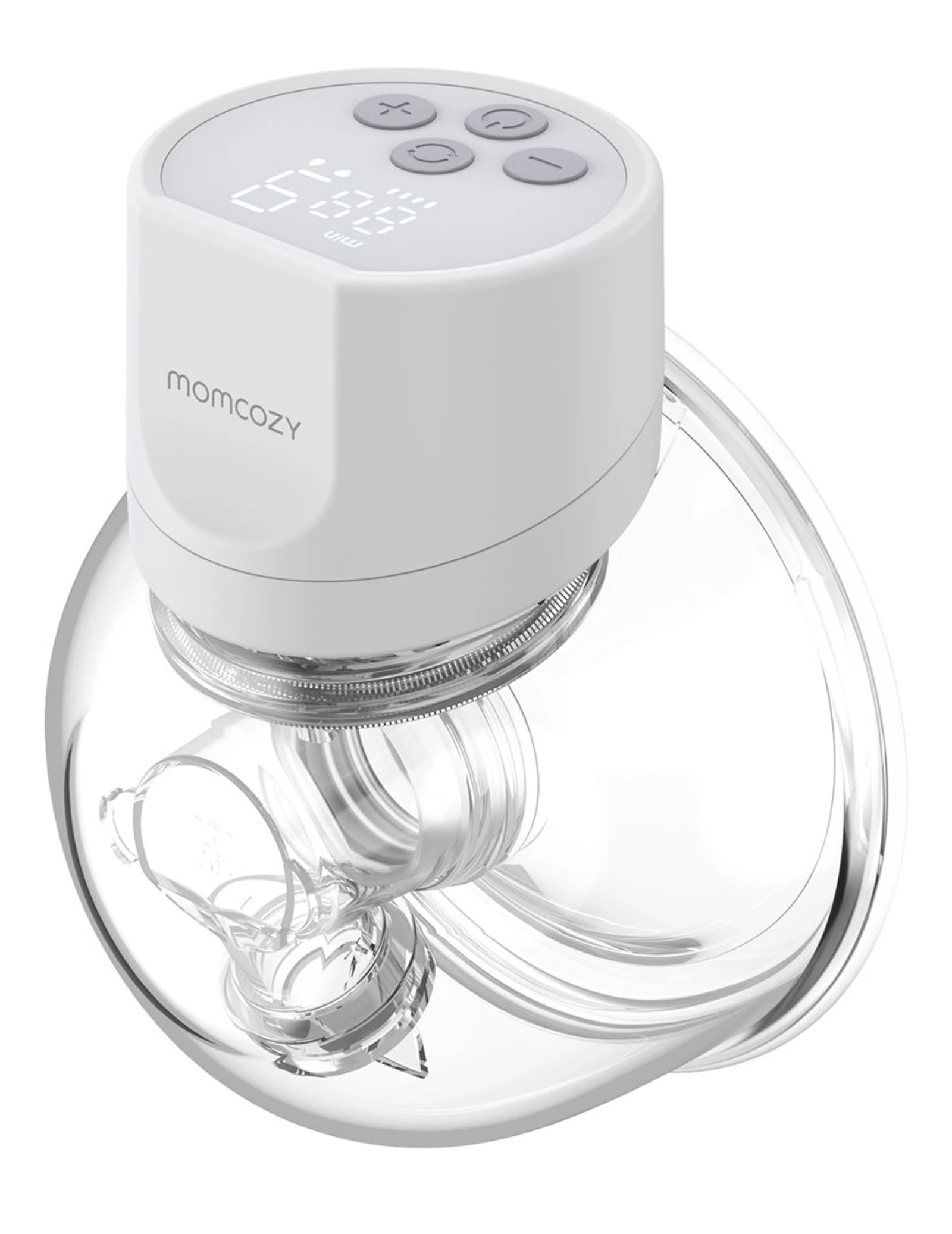 Laktator noszony MOMCOZY S12 Pro, biały, zestaw podwójny 180ml — zdjęcie 1 z 8