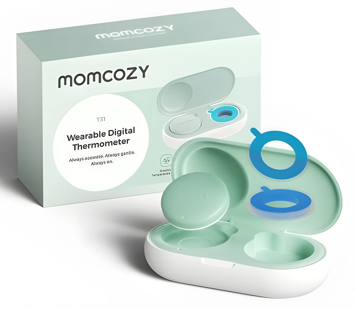 Inteligentny termometr dla niemowląt MOMCOZY T31
