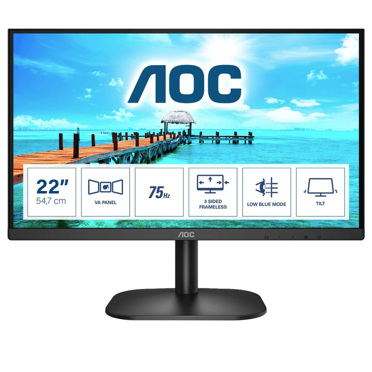 Monitor AOC LED 22B2H 21,5