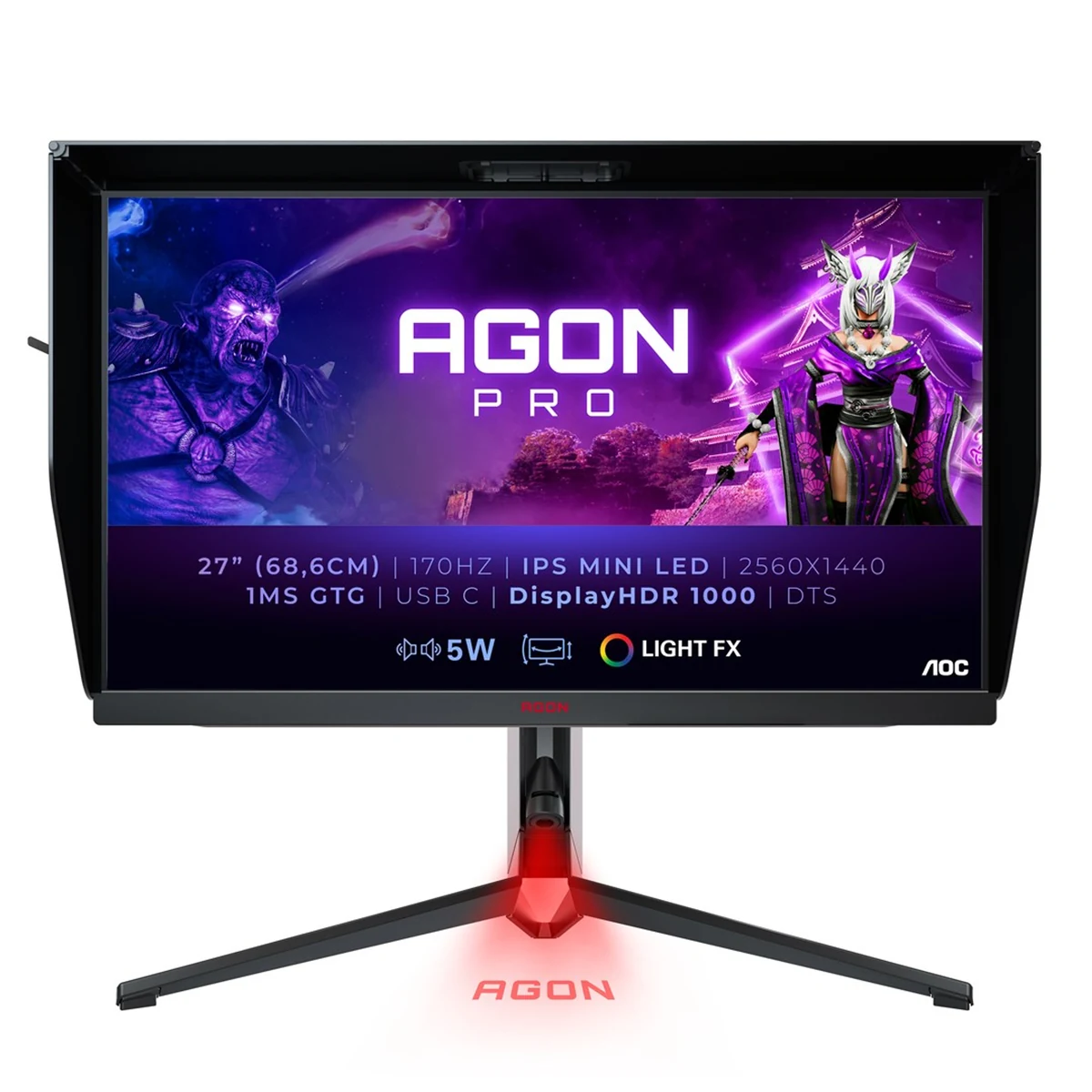MONITOR AOC LED 27" 170Hz Gaming Czarny