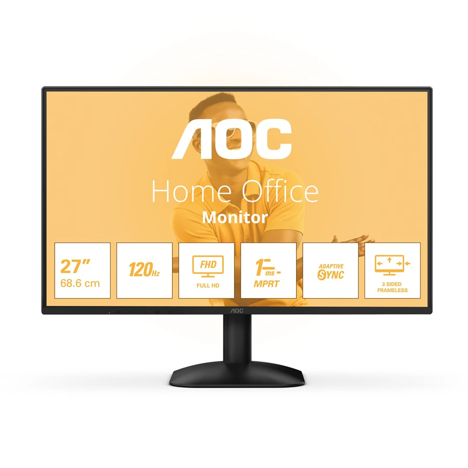 MONITOR AOC LED 27" 27B31H 120Hz — zdjęcie 1 z 8