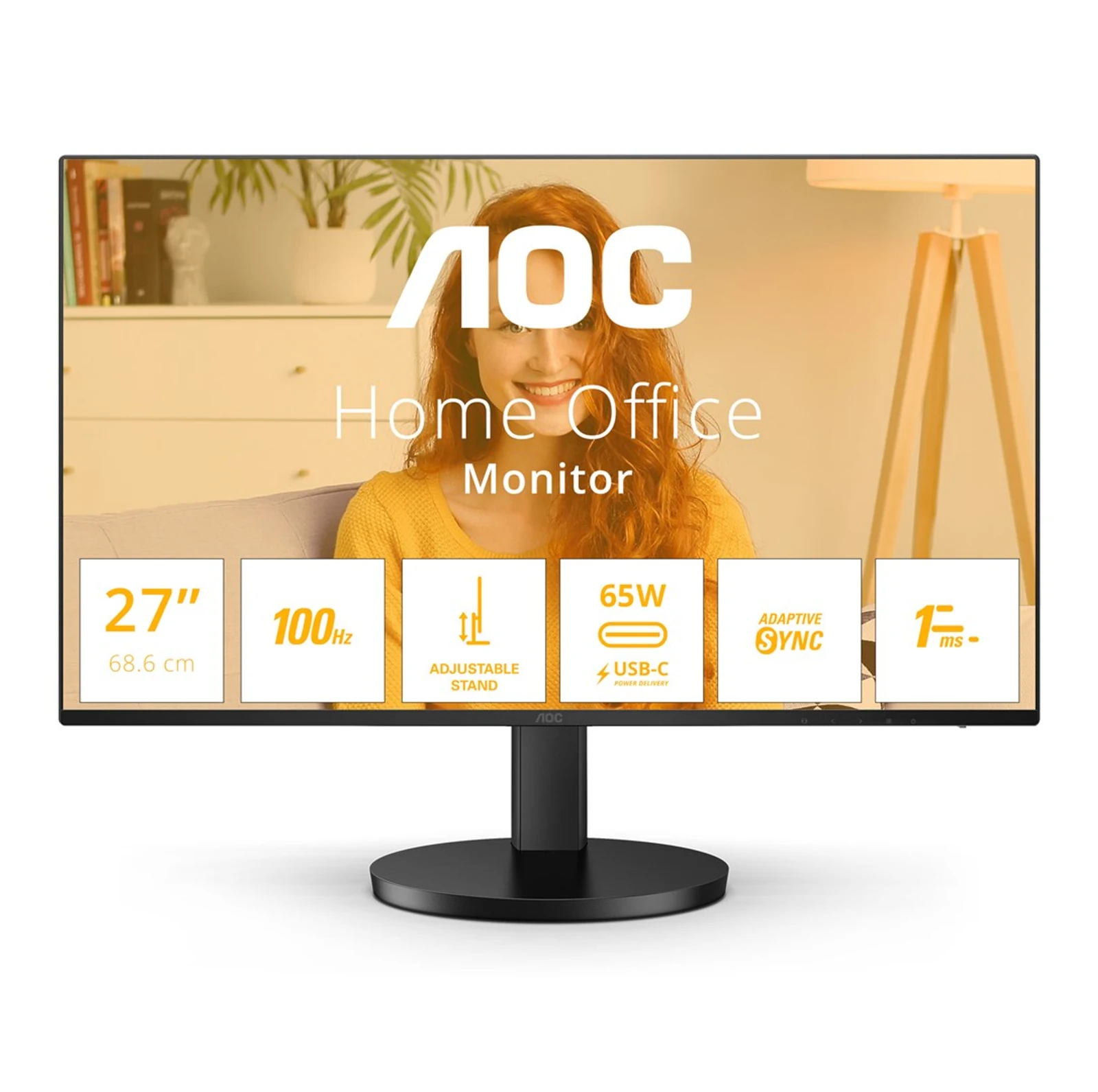 MONITOR AOC LED 27" Q27B3CF2 100Hz — zdjęcie 1 z 8