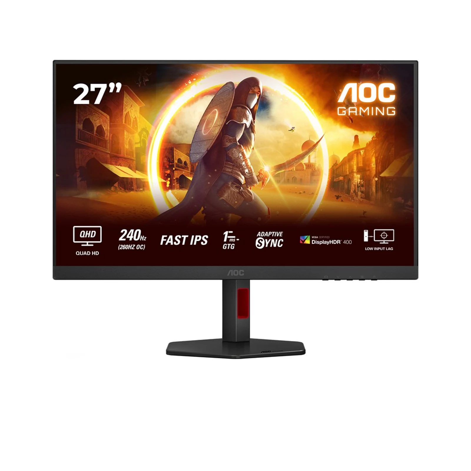 Monitor AOC 27" Q27G4ZR Fast IPS QHD 240Hz (260Hz O/C) — zdjęcie 1 z 8