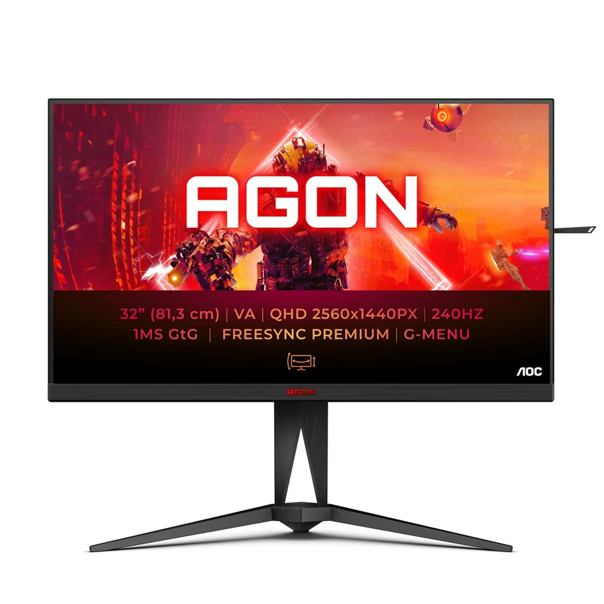 Monitor AOC AG325QZN 31,5" 240Hz IPS 1440p