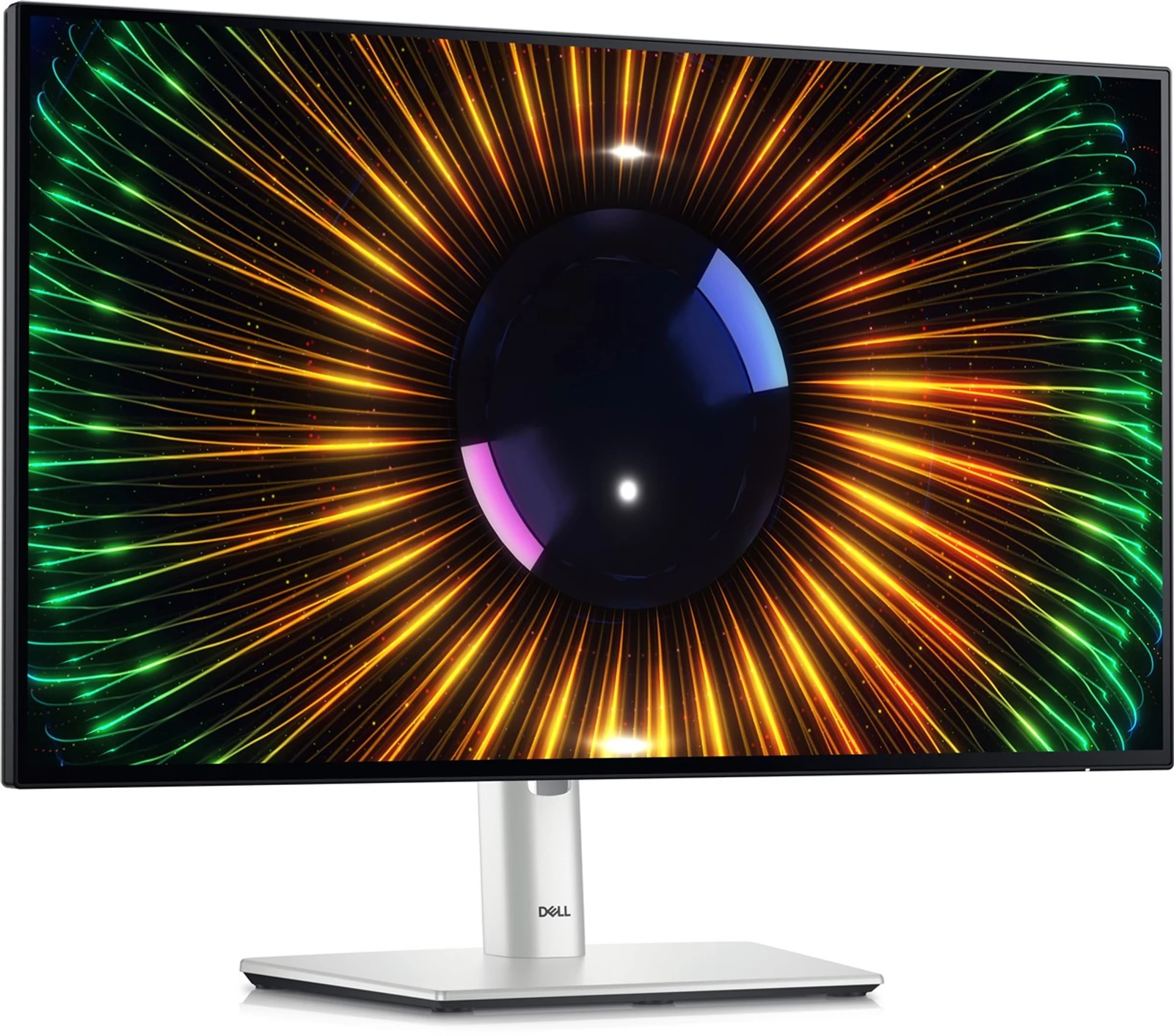 Monitor Dell LED 24" U2424H, czarny, srebrne nóżki — zdjęcie 1 z 6