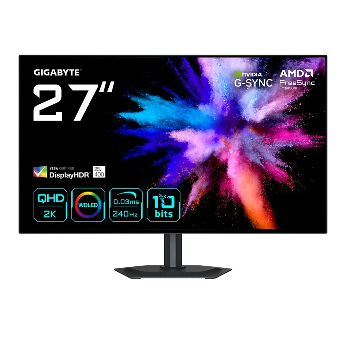 MONITOR GIGABYTE WOLED 27" GO27Q24 QHD 240Hz