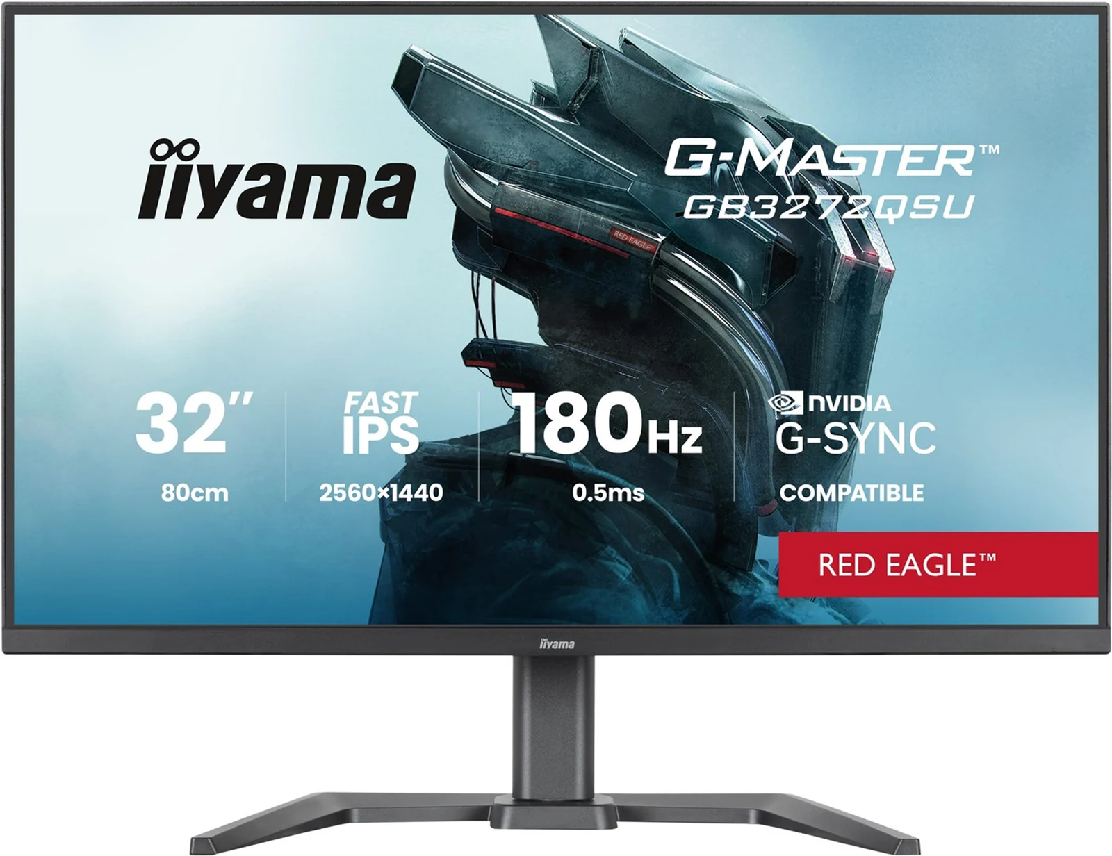 MONITOR IIYAMA LED 31,5” GB3272QSU-B1 180Hz — zdjęcie 1 z 8