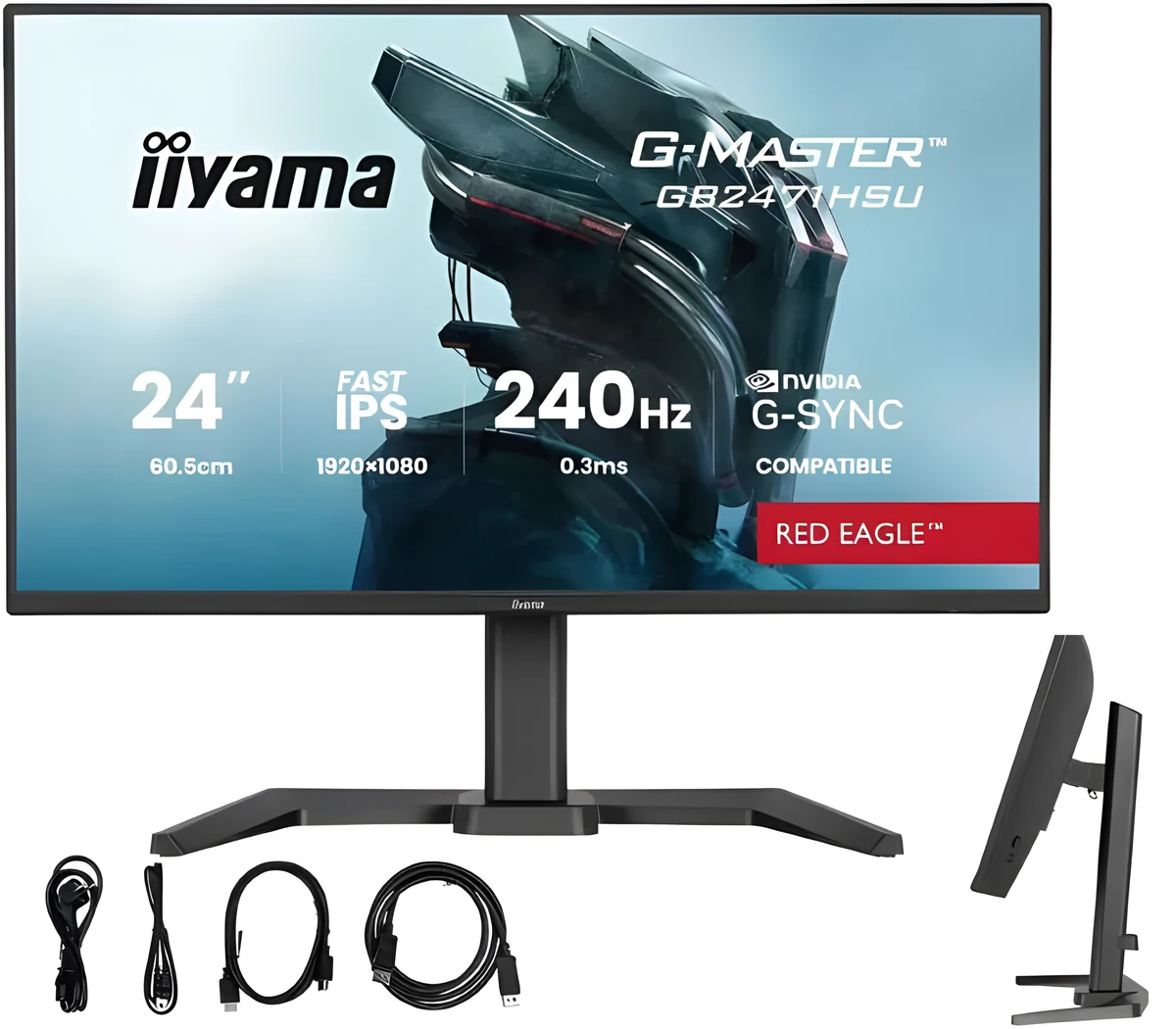 Monitor gamingowy IIYAMA Red Eagle GB2471HSU-B1 23,8" 240Hz IPS