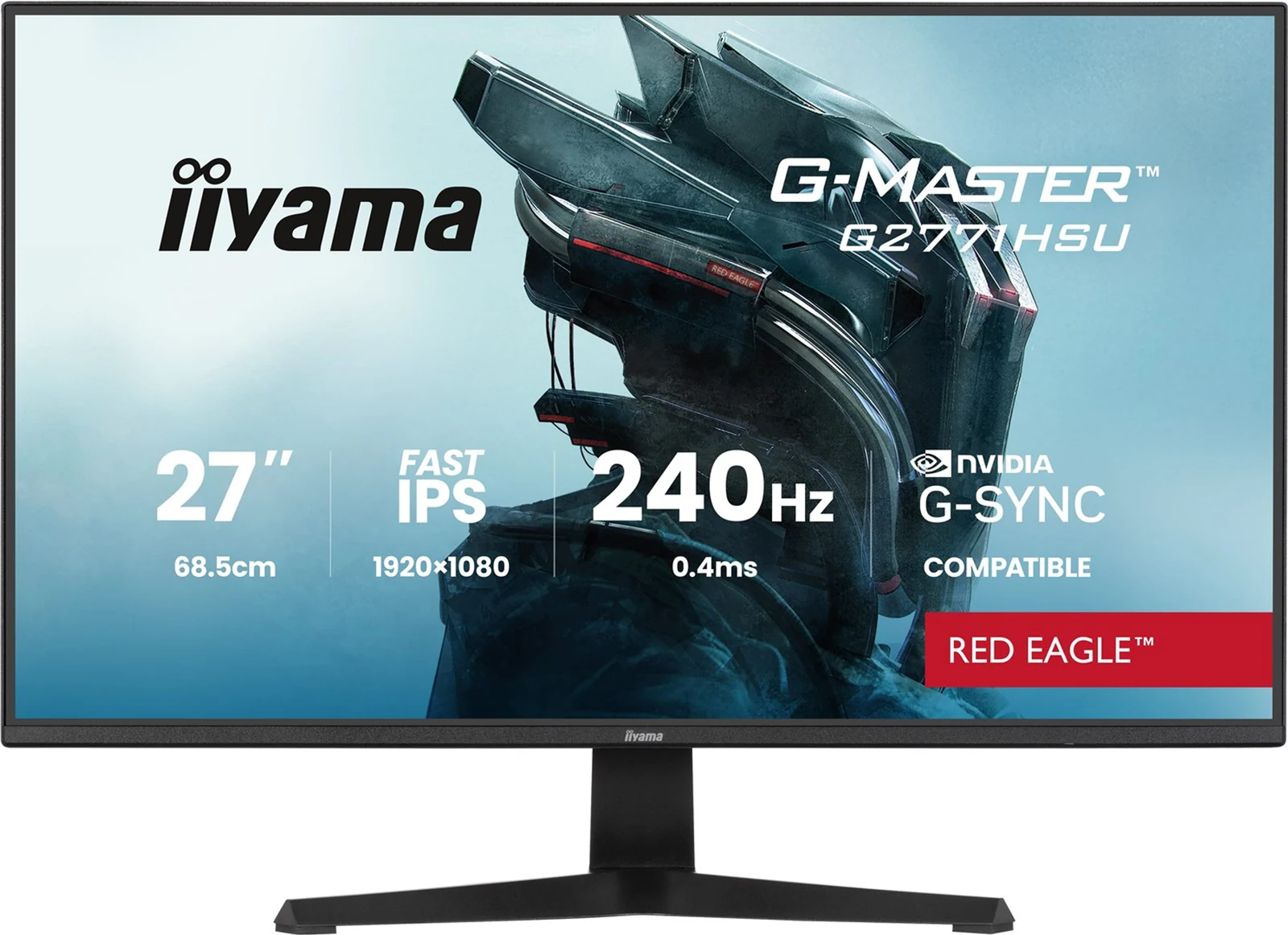 Monitor gamingowy IIYAMA Red Eagle G2771HSU-B1 27" IPS 240Hz — zdjęcie 1 z 8